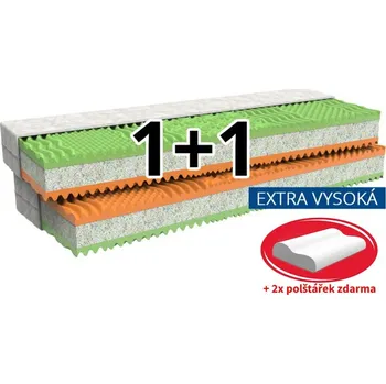 Matrace MPO Matrace REGINA EXTRA 1+1 Typ potahu: Medico, Rozměr: 80x200 cm