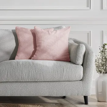 Povlečení Povlak na polštář DecoKing HENRY 2 kusy pudrově růžový, velikost 45x45*2