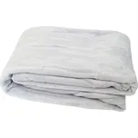 Deka, 200 × 150 cm, světle šedá, flanel 154717 C