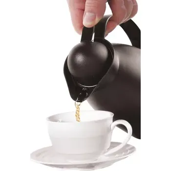 Termoska Konferenční termoska se skleněnou vložkou černá | HENDI 449608