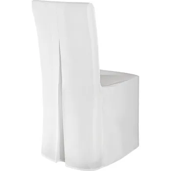 Potah na židli Potah na židli se záhybem Homero - bílá