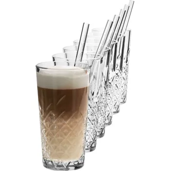 Sklenice Sada na Latte-Macchiato 12dílná