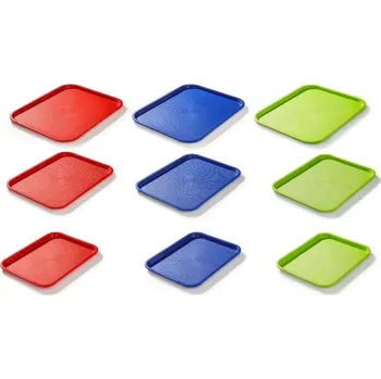 Tác na rychlé občerstvení červený, velikost 40x30 cm | FORGAST FG12521