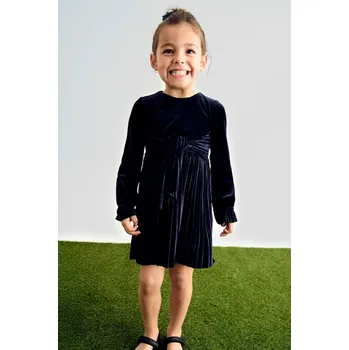 Dívčí šaty Dětské velurové šaty Abel&Lula 5533.5.Mini.9BYA námořnická modř 59X, vel. 116