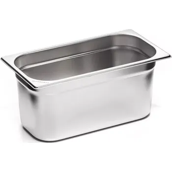 Dóza na potraviny GN nádoba/kontejner 1/9 (hluboký 6,5 cm eko nádoba z nerezové oceli)