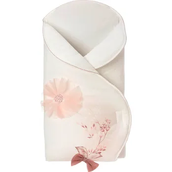 Zavinovačka SOFIJA Luxusní zavinovačka DAISY květy s vložkou Ecru smetanová