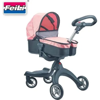 Kočárek pro panenku WIKY Feili Baby Doll Stroller kočárek pro panenky hluboký