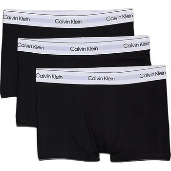 Pánské boxerky Calvin Klein černo-bílé bavlněné, velikost M, 3 ks