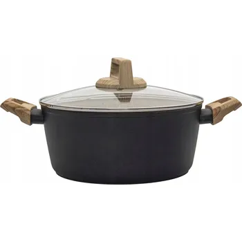 Hrnec Hrnec s hliníkovým víkem a mramorovým povrchem 24 cm 4,3 l