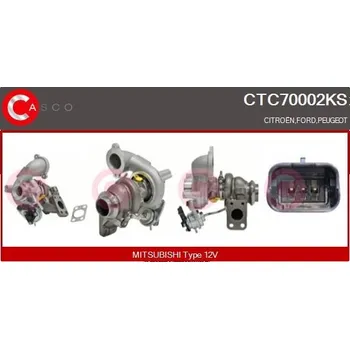 Turbodmychadlo Dmychadlo, plnění CASCO CTC70002KS