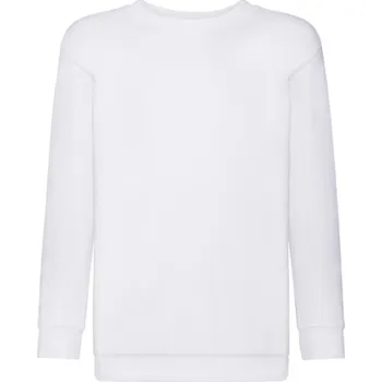 Chlapecká mikina Fruit of the Loom Dětská mikina 62-041-0 White 164
