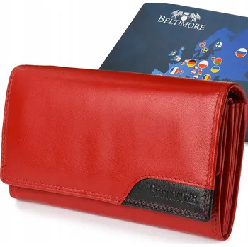 Beltimore dámská peněženka z pravé kůže červená