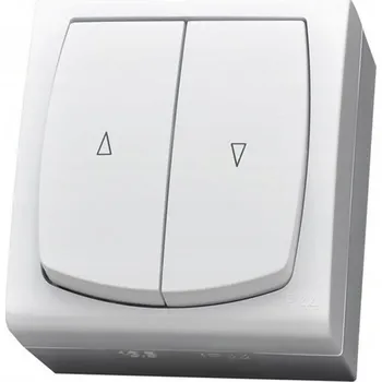 vypínač Žaluziový vypínač Klasik Ospel bílý ŁNH-7N/00