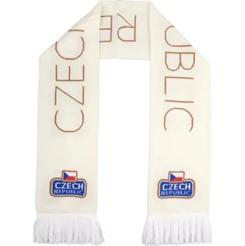 Zimní šála FLLÖS FANLINE SCARF CZECH 10 UNI Bílá, Mix