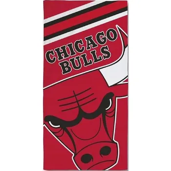 Ručník VELKÝ RUČNÍK CHICAGO BULLS 70x140 ORIGINÁL NBA RUČNÍK BASKETBAL
