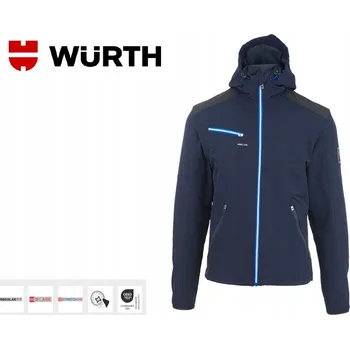 Pánská softshellová bunda ELASTICKÁ SOFTSHELLOVÁ BUNDA WURTH EVOLUTION GRANÁTOVÁ VEL. XL