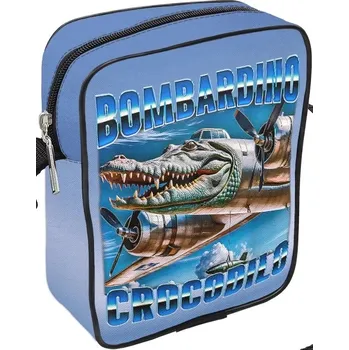 Italská Brain Rot Bombardino Crocodilo Kabelka Přes Rameno