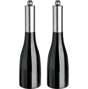 Mlýnek na koření Sada mlýnků na sůl a pepř Nutima, 23,5 cm - černá