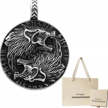 Přívěsek Pánský přívěsek talizman VLCI runy přívěsek VIKINGS ocel chirurgická