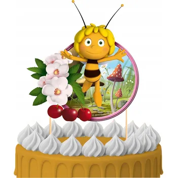 Obraz ZÁPICH DO DORTU Narozeninový Sto let VČELKA MAJA GUCIO POSTAVY TOPPERY 5