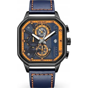 Hodinky Hodinky MEGIR LI - 38566 - Modrá/Oranžová KP-38566