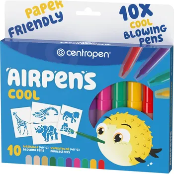Foukací fixy Centropen AirPens 1500/10 - Cool / sada 10 ks