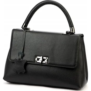 Kabelka LUKA kabelka z pravé kůže černá