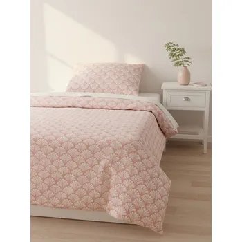 Povlečení Sinsay - Sada saténového povlečení - pastelová růžová - 688II-03X - 688II-03X-ONE