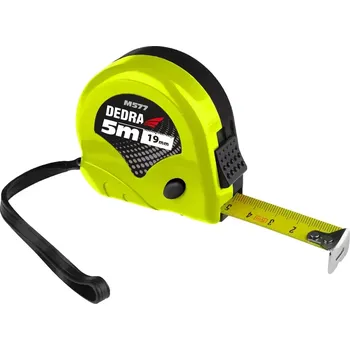 metr DEDRA Svinovací metr 5m x19mm 2 x STOP M577