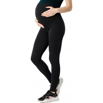Dámské legíny Těhotenské legíny dlouhé dámské BIO-bavlna BE20-283 Černé L