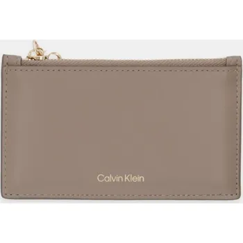 Kožená peněženka Calvin Klein dámská, černá barva, LV04F1076G 80X, vel. ONE SIZE