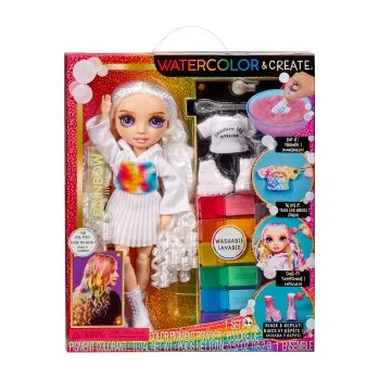 Panenka Rainbow High WaterColor panenka - fialové oči TV