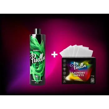 Prací prostředek Výhodný set na 100 praní: parfém na praní a prací proužky