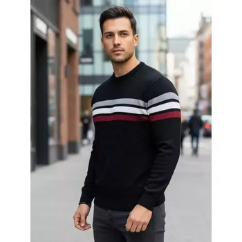 Pánský svetr Pánský svetr DSTREET WX2333 ČERNÁ L