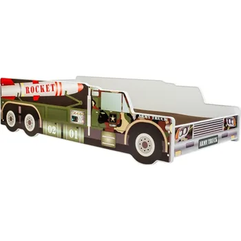 Dětská postel Jednolůžko Raketa 140x70 s matrací