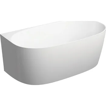 Vana OMNIRES - VALENCIA M+ nástěnná vana, 148 x 77 cm, bílá lesklá, VALENCIA148SWPBP