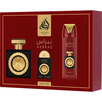 Lattafa Pride Nebras U EDP, 100 ml + EDP 20 ml + deodorant s parfemací 200 ml