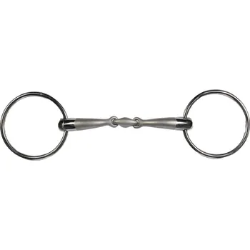 Udidlo pro koně HKM Udidlo stihlové dvakrát lomené Soft Touch HKM, 16 mm 12,5 cm