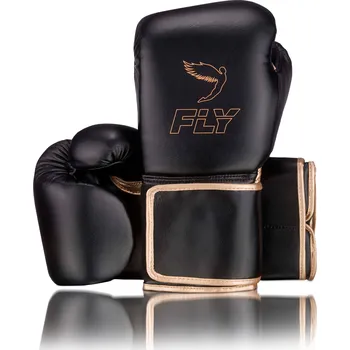 Boxerské rukavice Boxerské rukavice Fly Superloop X - zlatá / černá