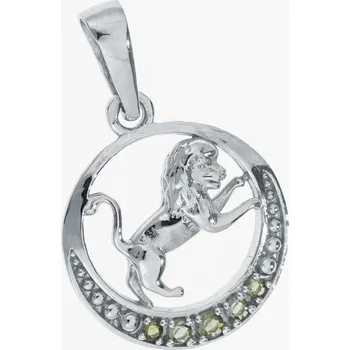Přívěsek My Moldavite Stříbrné znamení - Lev