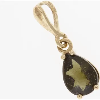 Přívěsek My Moldavite Zlatý přívěsek s vltavínem 535-6036