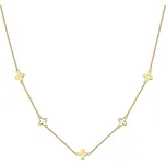 Majya Stříbrný řetízek s přívěskem EVELYNE pozlacený Ag/; ≤2,52 g 11973