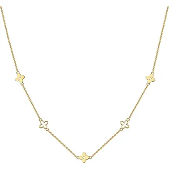 Náhrdelník Majya Stříbrný řetízek s přívěskem EVELYNE pozlacený Ag/; ≤2,52 g 11973