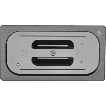 Plech na pečení Víko GN 1/3 z černého polykarbonátu | HENDI 862933