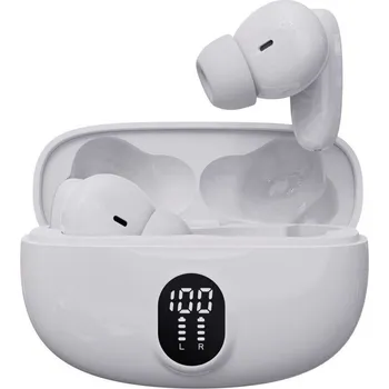 Sluchátka Denver TWE-57W White Bezdrátové sluchátka do uší