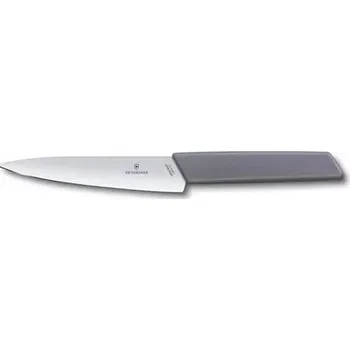 Kuchyňský nůž Švýcarský moderní kuchyňský nůž fialový délka čepele 15 cm | VICTORINOX 6.9016.1521B