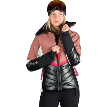 Dámská lyžařská bunda NORTHFINDER-JADA-521roseblack Růžová S