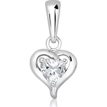 Přívěsek Whisper White Topaz - stříbrný přívěsek s bílým topazem