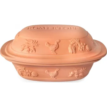 Nádoba na pečení Římský hrnec RUSTICO pro 6 osob, 5,0 l, Terakota - RÖMERTOPF (RUSTICO Římský pekáč 5,0 l, Terakota - RÖMERTOPF)