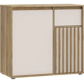 Komoda Komoda Eliston - Black Red White - BRW 89x81.7 cm